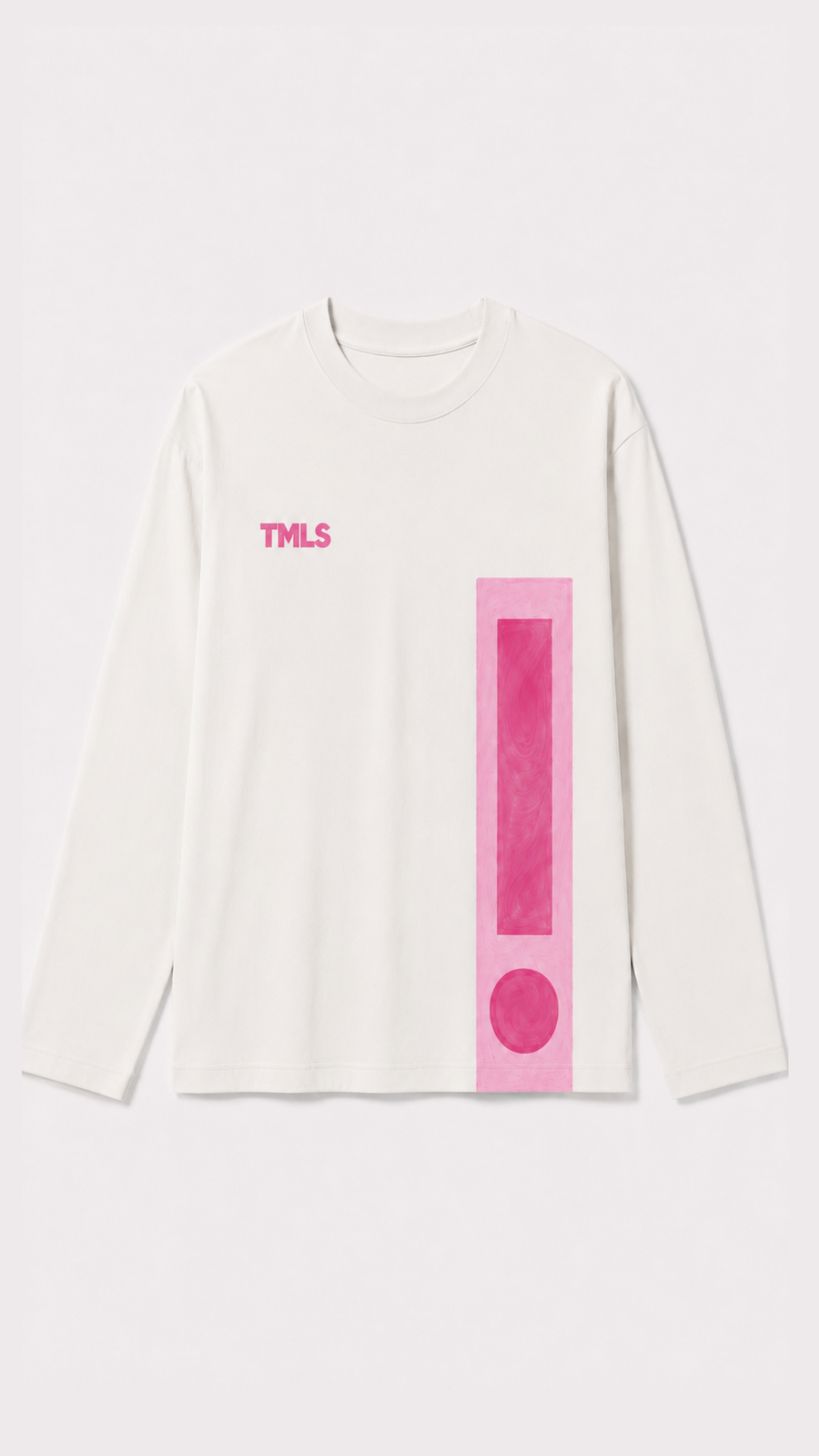 Art Roze Longsleeve White - front