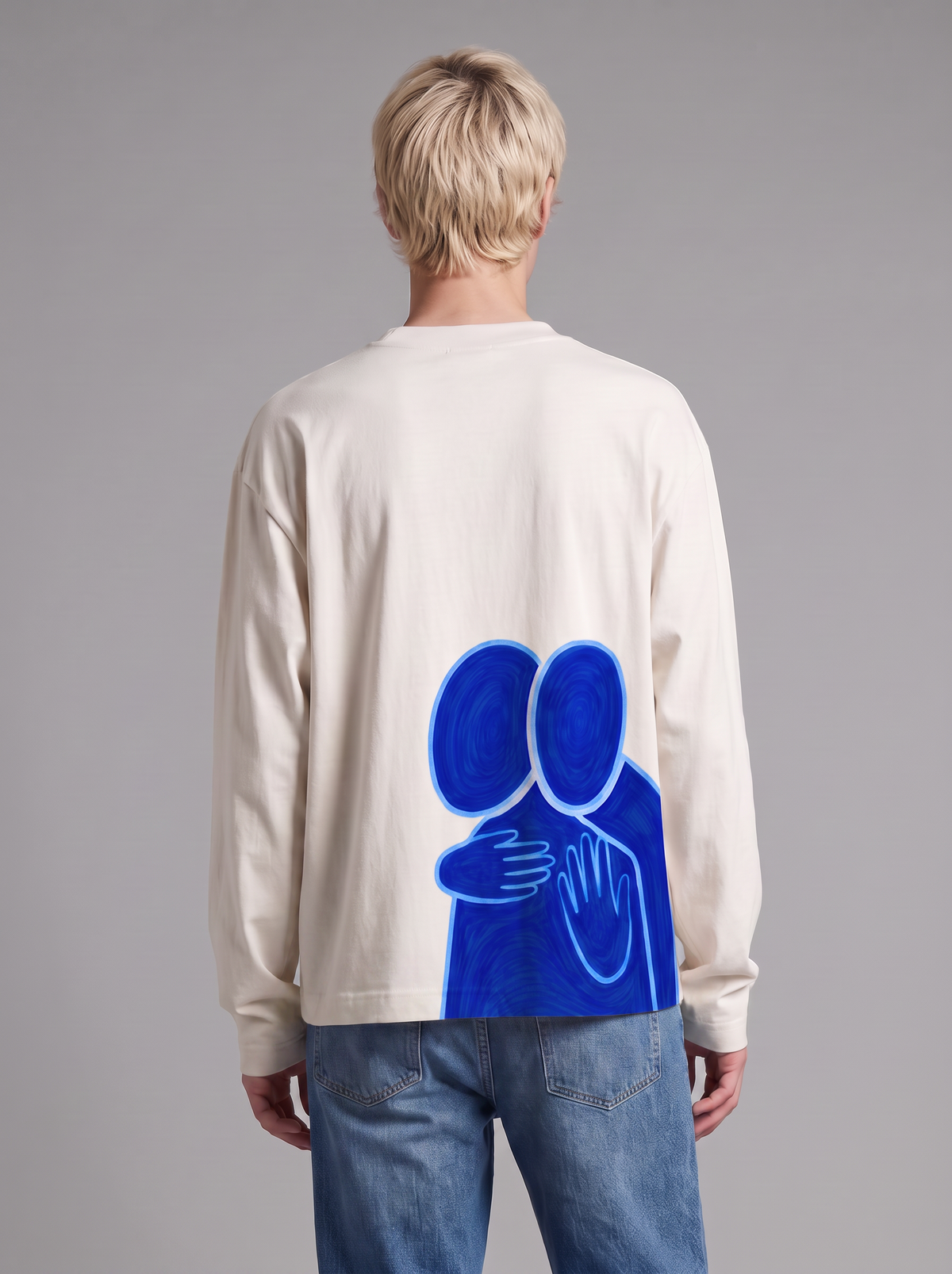 Art broken white Longsleeve Timeless