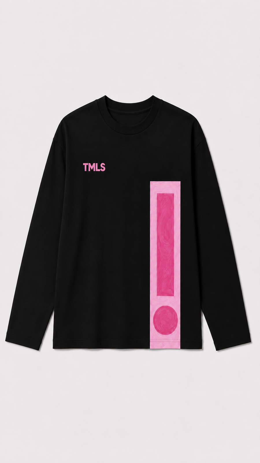 Art Roze Longsleeve Black - front