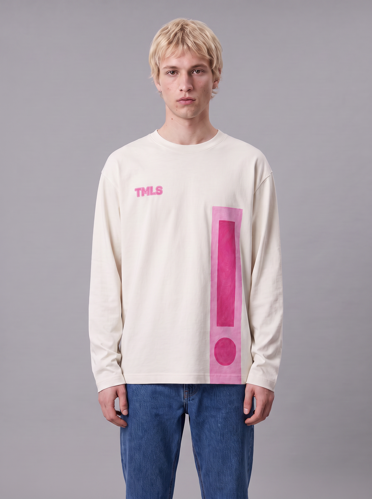 Art Roze Longsleeve White