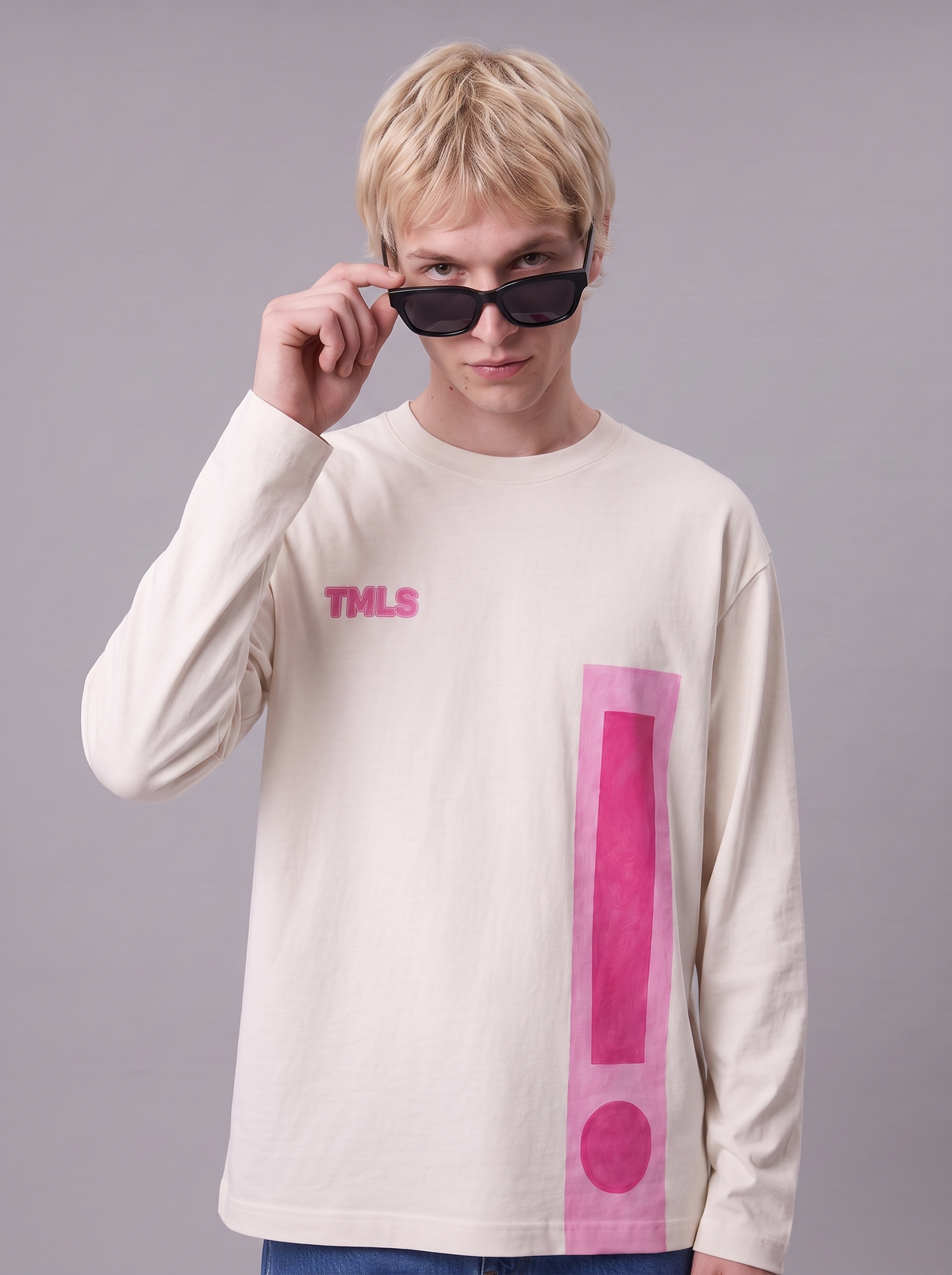 Art Roze Longsleeve White