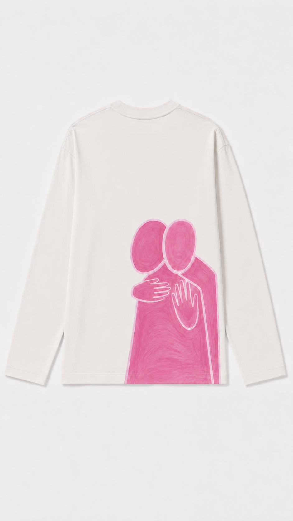 Art Roze Longsleeve White - back