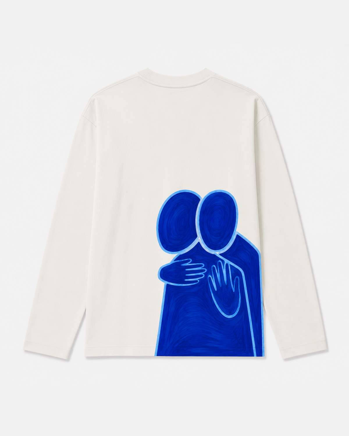 Art broken white Longsleeve Timeless - back
