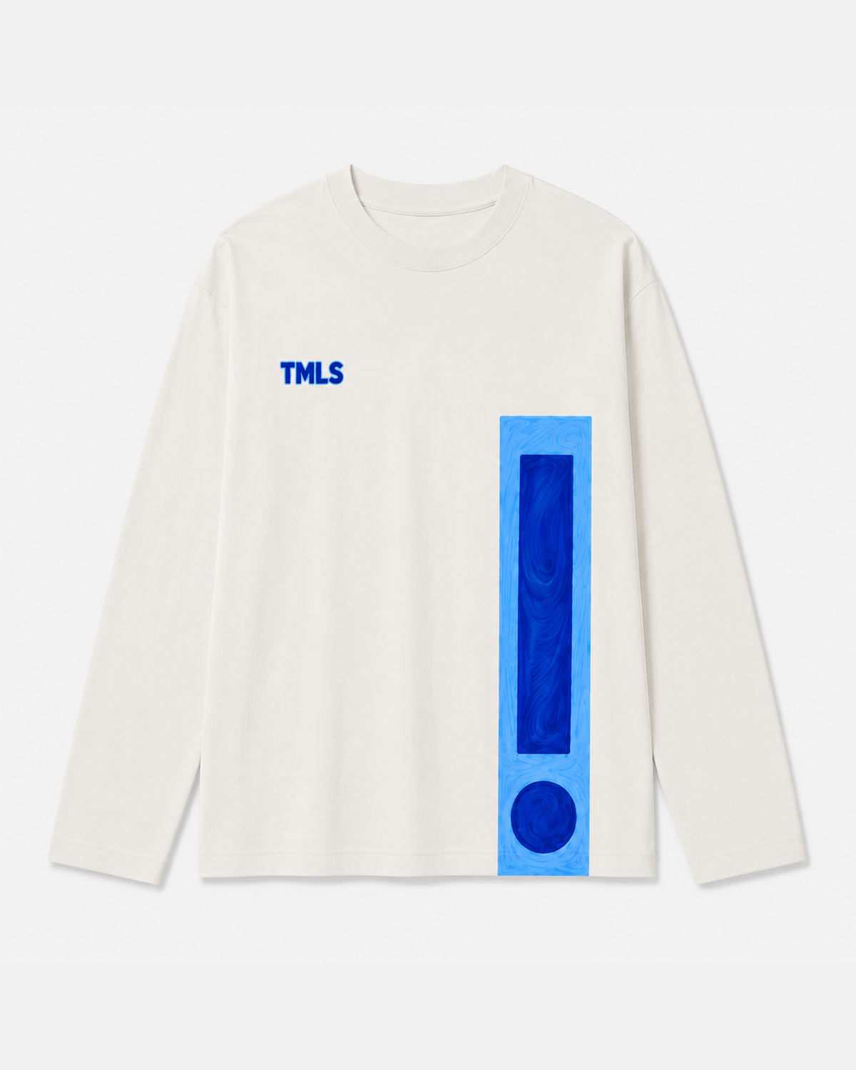 Art broken white Longsleeve Timeless - front